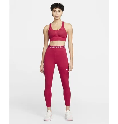 Леггинсы женские Nike Womens High-Waisted 7/8 Mesh Panel Leggings Pink DA0483-614
