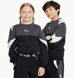 Світшот дитячий Nike Air Crew Black/Grey FZ4956-010