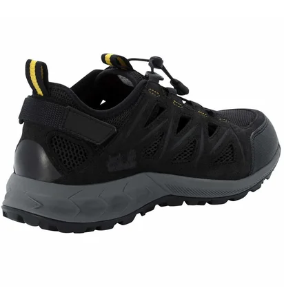 Кросівки чоловічі Jack Wolfskin Woodland 2 Hybrid Low Black 4051301-6357