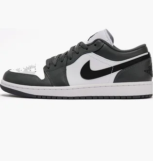 Кроссовки мужские Air Jordan 1 Low Black/White 553558-152