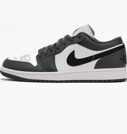 Кроссовки мужские Air Jordan 1 Low Black/White 553558-152