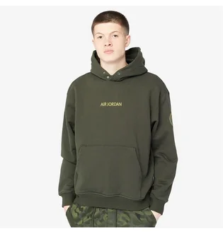 Худі чоловіче Air Jordan X Psg Fleece Pull-Over Hoodie Olive FN5324-355