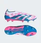 Бутсы унисекс Adidas Predator Elite Laceless Firm Ground Soccer Cleats White/Pink IF8864