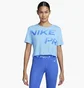 Футболка женская Nike Pro Grx Light Blue FQ4985-412