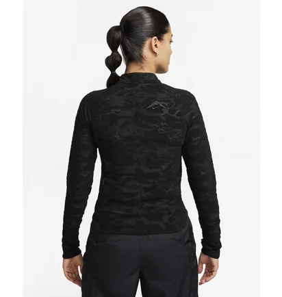 Лонгслів жіночий Nike 1/4 Dri-Fit Trail Black FB7637-010
