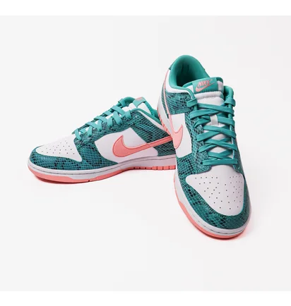 Кроссовки мужские Nike Dunk Low Snakeskin Green Dr8577-300