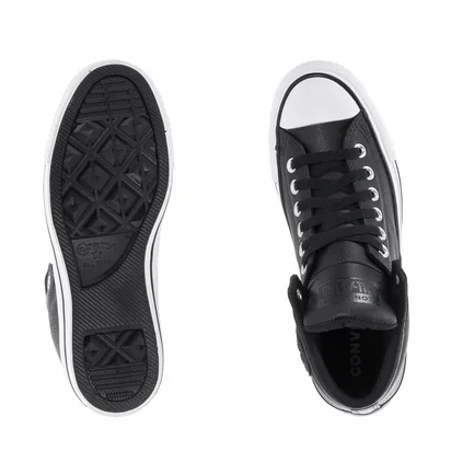 Кеды мужские Converse Chuck Taylor High Street Mid Leather Black 149426C