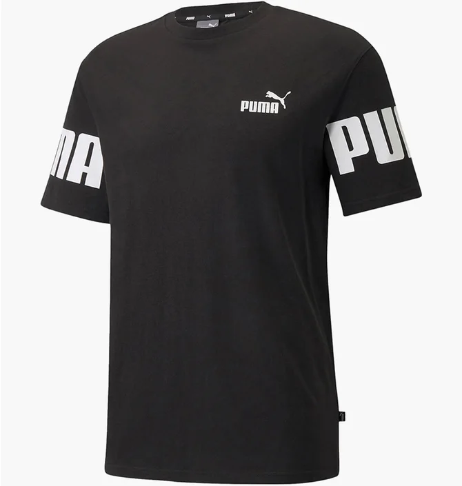 Футболка мужская Puma Power Colorblock T-Shirt Black 846804-01