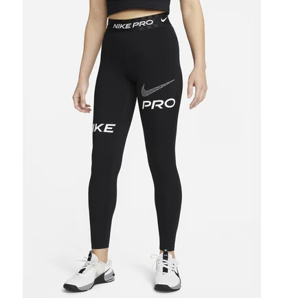 Леггинсы женские Nike W Np Df Mr Grx Tght Black DX0080-010