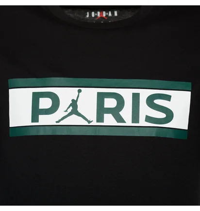 Футболка чоловіча Air Jordan M J Psg Wordmark Tee Black DB6510-010