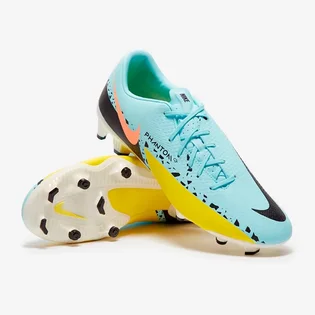 Бутсы мужские Nike Phantom Gt Academy Fg / Mg Light Blue/Yellow DA4433-407