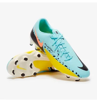 Бутсы мужские Nike Phantom Gt Academy Fg / Mg Light Blue/Yellow DA4433-407