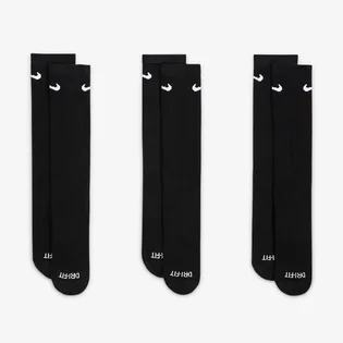 Носки унисекс Nike Evry Plus Cush Crew Black (3 пары) SX6888-010