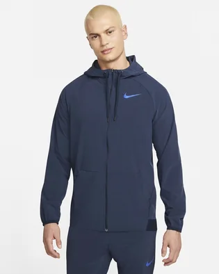 Толстовка мужская Nike Pro Dri-Fit Flex Vent Max Blue DM5946-451