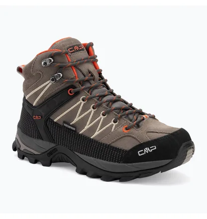 Ботинки мужские CMP Rigel Mid Trekking Shoes Wp Brown 3Q12947-09PT