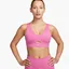 Топ женский Nike Indy Plunge Cutout Pink Dv9837-665