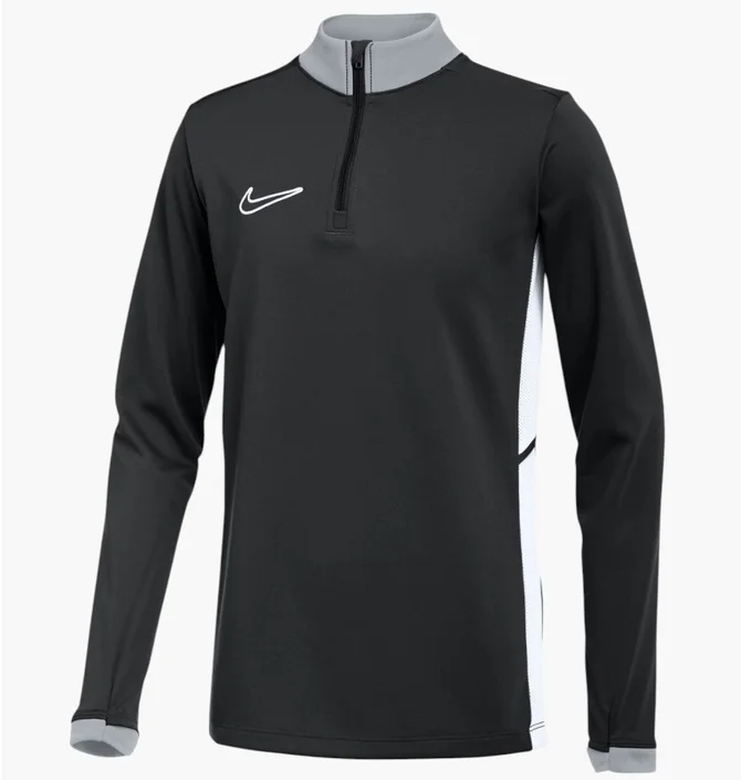Кофта детская Nike Academy 25/27 Dri-Fit Drill Top Royal Black FZ9773-010