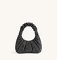 Сумка жіноча JW PEI Gabbi Artificial Crystal Medium Ruched Hobo Handbag Grey BB2023BG70167JWP