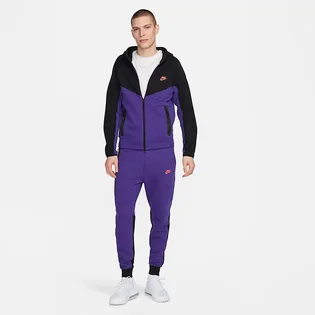 Толстовка мужская Nike Tech Fleece Black/Violet HF4432-504