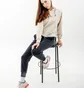 Спортивный костюм женский AUSTRALIAN Gold Tape Elastic Fleece Tracksuit Beige LSDTU0073-30M