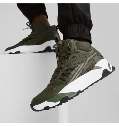 Кроссовки мужские Puma Trinity Mid Hybrid Olive 392327-02