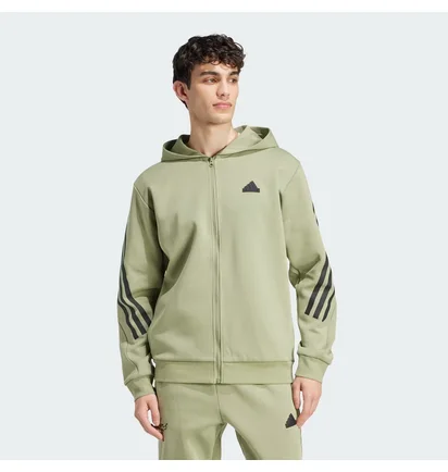 Толстовка мужская Adidas Future Icons 3-Stripes Green IY7688