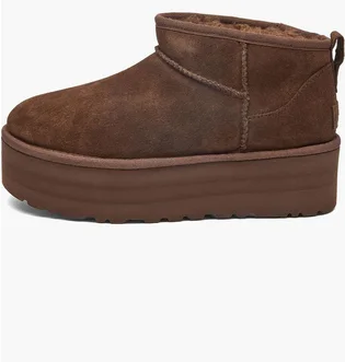 Уггі жіночі UGG Classic Ultra Mini Platform Boot Brown 1135092-BCDR