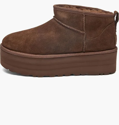 Уггі жіночі UGG Classic Ultra Mini Platform Boot Brown 1135092-BCDR