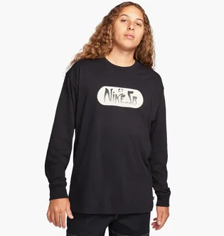 Лонгслив мужской Nike Sb Max 90 Skate Long Sleeve Black FQ3715-010