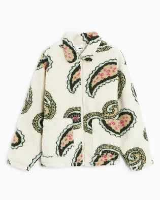 Кофта мужская OBEY Clothing Paisley Fleece Jacket Beige 121800550-UBL