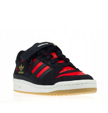 Кроссовки унисекс Adidas Forum Low Black HR1942