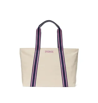 Сумка женская Victoria's Secret Signature Canvas Tote Beige BB2024BG105053VS