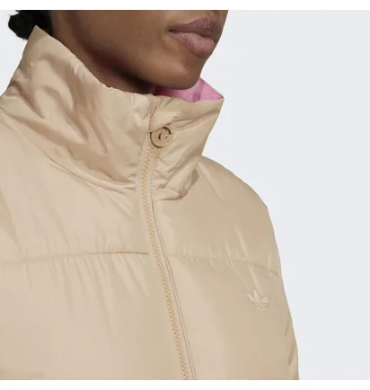 Пуховик жіночий Adidas Short Puffer Jacket Beige HM2614