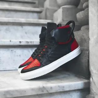 Кроссовки женские Buscemi X Ronnie Fieg Black/Red Bs1110Fsp15-Red/Blk