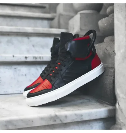Кроссовки женские Buscemi X Ronnie Fieg Black/Red Bs1110Fsp15-Red/Blk
