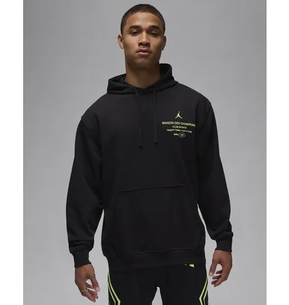 Худи мужское Air Jordan Sport Dri-Fit Fleece Pullover Hoodie Black FV8610-010