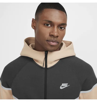 Толстовка чоловіча Nike Tech Fleece Reflective Beige HQ3746-200
