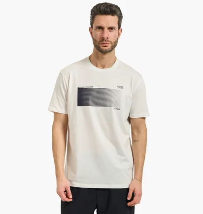 Футболка мужская Armani Exchange Print White XM002520-AF10334-U0009