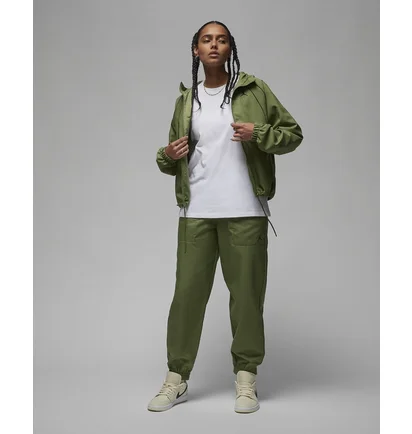 Толстовка женская Air Jordan Woven Lined Jacket Green FD7869-340