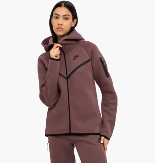 Толстовка жіноча Nike Tch Flc Wr Fz Hdy 2 Brown HV6747-502
