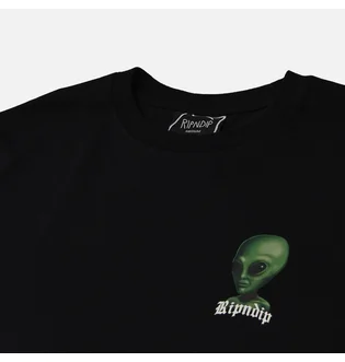 Футболка мужская RipNDip We Come In Peace Black RNDSUM24140