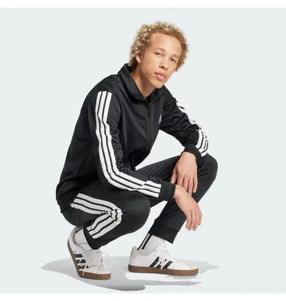 Спортивний костюм чоловічий Adidas Sportswear Basic 3-Stripes Black JI8858