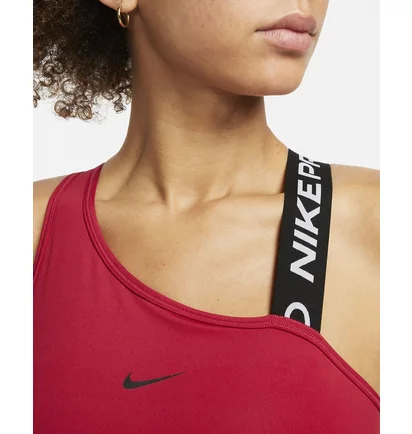 Топ женский Nike Womens Medium-Support Asymmetrical Sports Bra Bordo Dm0570-614