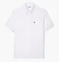 Рубашка мужская Lacoste Short Sleeve Linen Shirt White CH5699T001