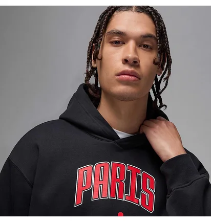 Худі чоловіче Air Jordan MenS Paris Fleece Pullover Hoodie Black HQ0434-010