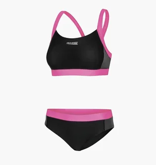 Купальник женский Aqua Speed Naomi 7124 Black/Pink 460-139