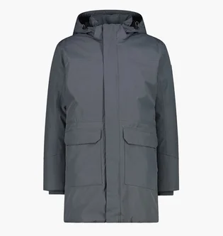 Парка мужская CMP Zip Hood Feel Warm Grey 35K3737-U862