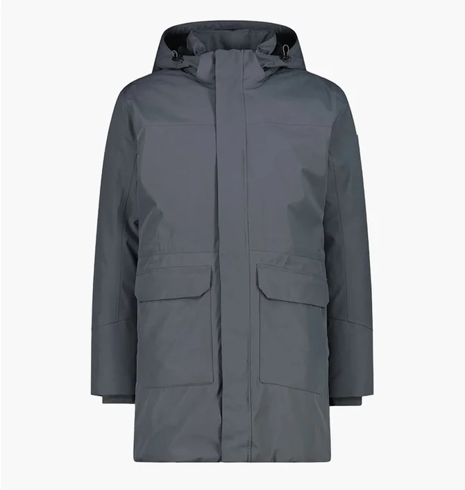 Парка мужская CMP Zip Hood Feel Warm Grey 35K3737-U862