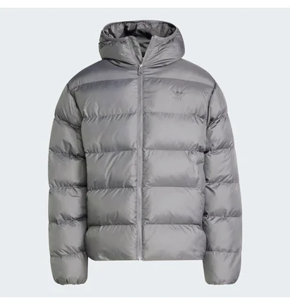 Пуховик чоловічий Adidas Tonal Hooded Puffer Grey IY3398