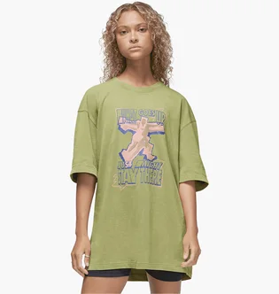 Футболка женская Nike Oversized Short Sleeve Tee Heritage Olive FD7208-340